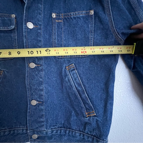 Polo Jeans Ralph Lauren Women’s Corduroy Collar Barn Denim Jacket Size M - Picture 8 of 8